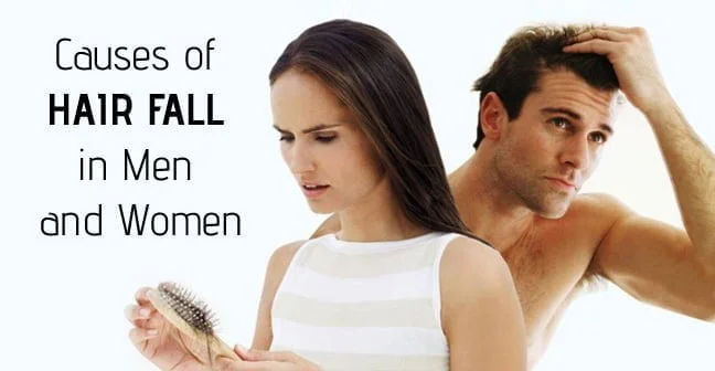 causes of hair fall in men and women
