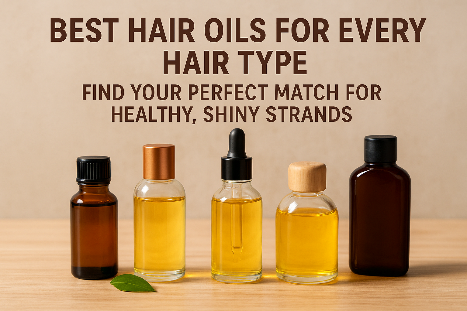 Best Hair Oils for Every Hair Type: Find Your Perfect Match for Healthy, Shiny Strands